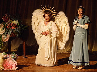 Glorious! Wendi Peters and Sioned Jones. Photo Chris Davis