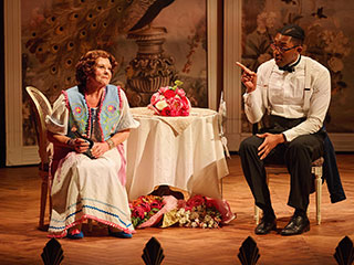 Glorious! Wendi Peters and Matthew James Morrison. Photo Chris Davis